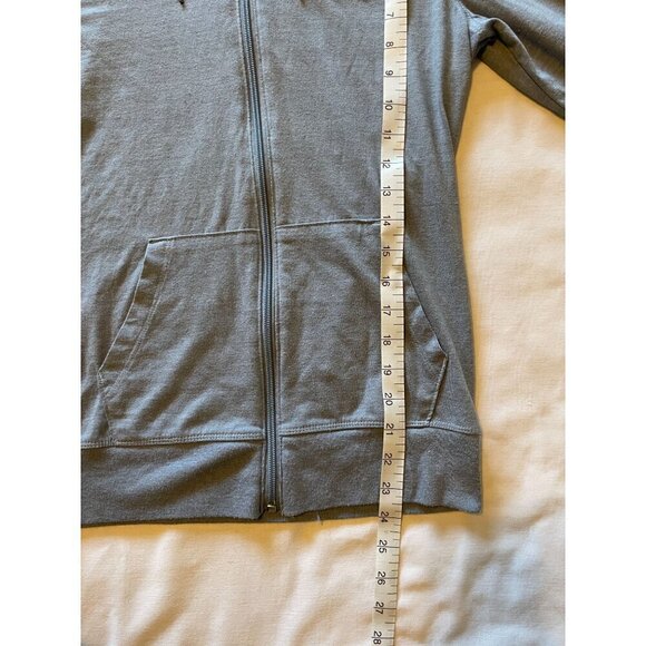 The North Face Womens Full Zip Hoodie Size M Blue Lightweight Standard Fit - Picture 10 of 11